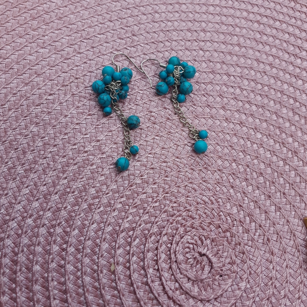Preloved Dangle Ball Earrings